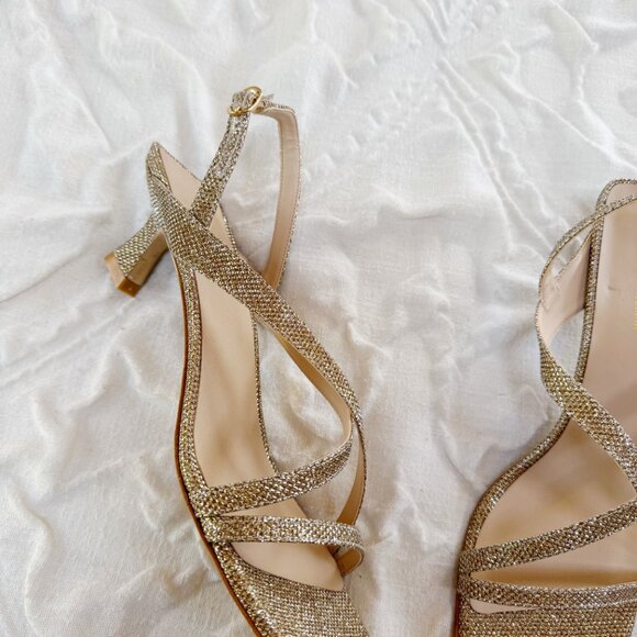 Stuart Weitzman Oasis 50 Slingback Sandal Size 9.5 New - Picture 4 of 7